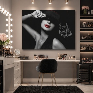 Tablou Motivational - Smile Is The Best Make-up