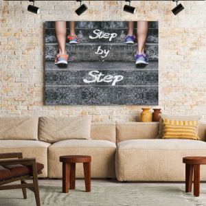 Tablou Motivational - Step By Step - Img 2