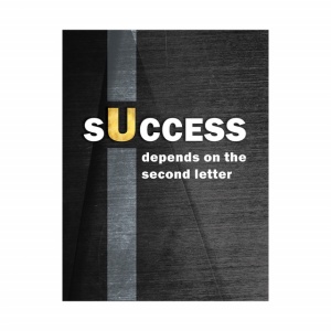 Tablou Motivational - Success depends on the second letter - Img 3