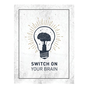 Tablou Motivational - Switch On Your Brain - Img 4