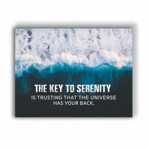 Tablou Motivational - The Key To Serenity - Img 4