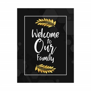 Tablou Motivational - Welcome to our family - Img 3
