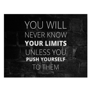 Tablou Motivational - You Will Never Know Your Limits (Black) - Img 4