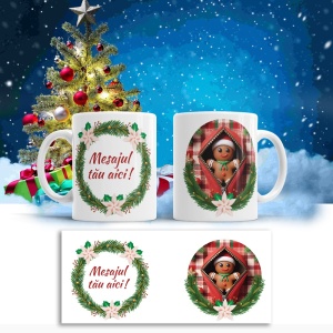 Cana De Craciun - Gingerbread Man in a Pocket (mesaj personalizat) - Img 2