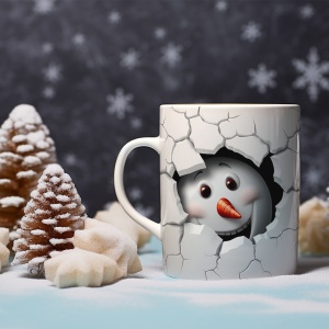 Cana De Craciun - Snowman John - Img 3