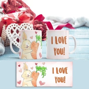 Cana Valentine's Day - I love you! (Rabbit and Carrot)