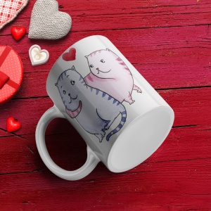Cana Valentine's Day - Watercolor Cats - Img 3