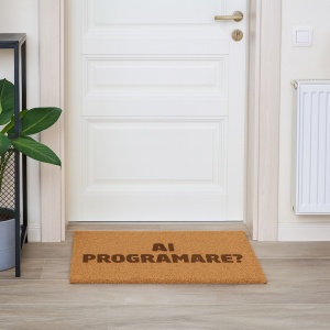 Covor de intrare personalizat - 60x40cm - AI PROGRAMARE?