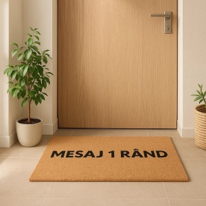 Covor de intrare personalizat - 60x40cm - mesaj 1 rand