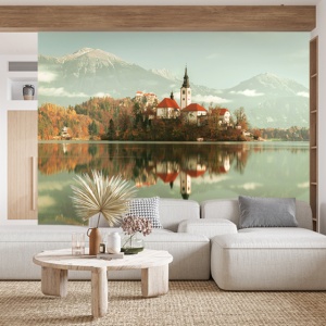 Foto tapet Mountain village