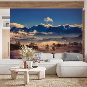 Foto tapet Mountains in white