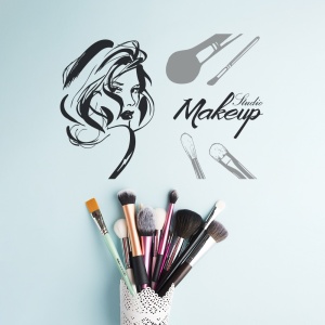 Make-up studio beautiful girl