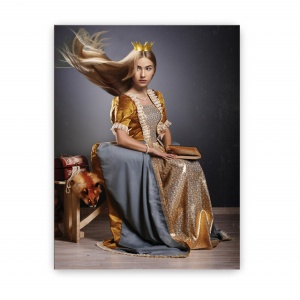 Portret Personalizat Cu Poza Ta - Golden Queen - Img 4