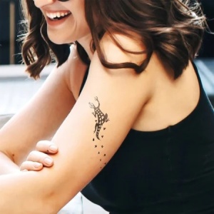 Ștampilă ceramică tatuaje temporare LaDot Cosmetics, M – Șopârlă - Img 4