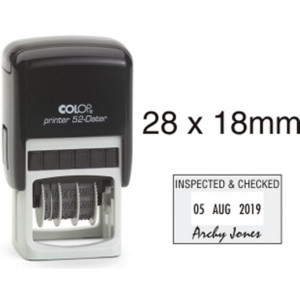 Stampila de birou Colop Printer 52 Dater - datiera - Img 2