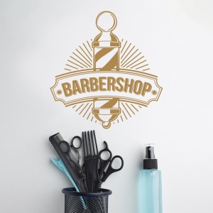 Sticker Barbershop (Pole) - Img 3