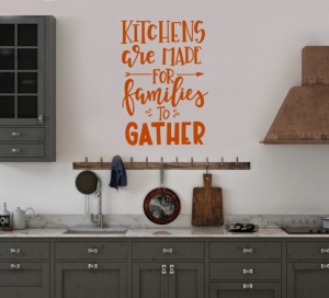 Sticker Bucatarie - Kitchens are for families - Img 3