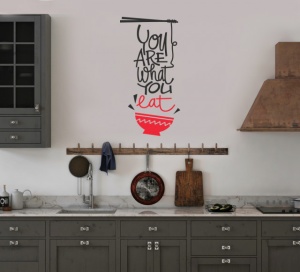 Sticker Bucatarie - You are what you eat (noodles)
