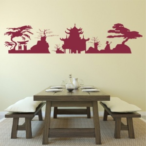 Sticker de Peret Japanese Skyline - Img 3