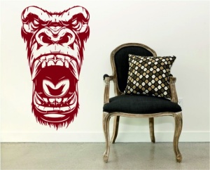 Sticker De Perete Gorile Fear