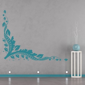 Sticker de Perete Intricate Vines Floral Corner - Img 3