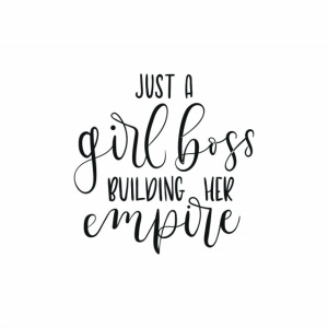 Sticker De Perete Just A Girl Boss - Img 3