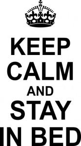 Sticker De Perete Keep Calm And Stay In Bed - Img 2