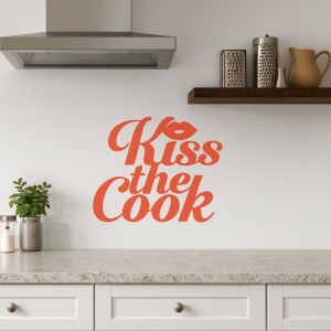 Sticker De Perete - Kiss The Cook