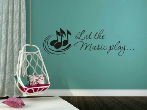 Sticker De Perete Let The Music Play - Img 5