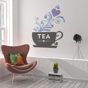 Sticker De Perete Tea Cup - Img 2