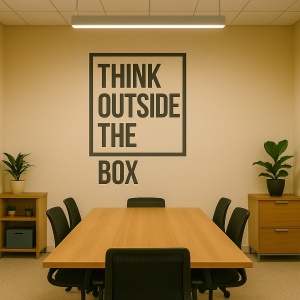 Sticker De Perete Think Outside The Box