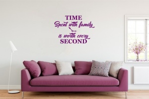 Sticker De Perete Time Spent With Family