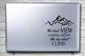 Sticker Pentru Laptop - The Best View