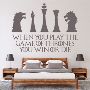 Sticker Win Or Die Quote Game Of Thrones - Img 3
