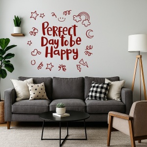 Stiker De Perete Perfect Day