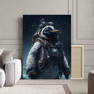 Tablou Animale Fantastice - Explorer Penguin
