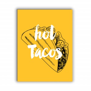 Tablou Bucatarie - Hot Tacos Retro - Img 2