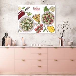 Tablou Bucatarie - Italian Cuisine