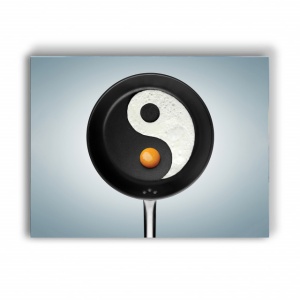Tablou Bucatarie - Yin Yang Omlette - Img 2