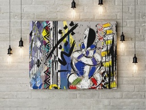 Tablou Canvas Abstract Pierrot - Img 3