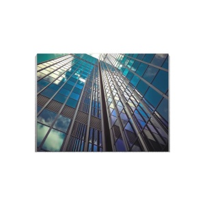 Tablou Canvas Blue Geometry - Img 3