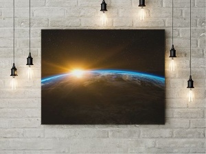 Tablou Canvas Blue Line Earth
