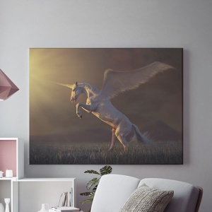 Tablou Canvas Cal Cu Aripi