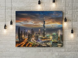 Tablou Canvas Dubai Noaptea - Img 3