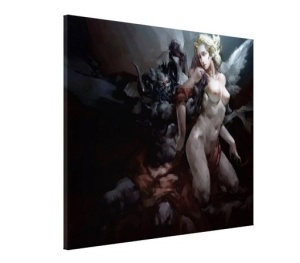 Tablou Canvas Efect Painting - Inger Si Demon - Img 3