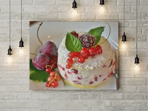 Tablou Canvas Fruits On A Cake