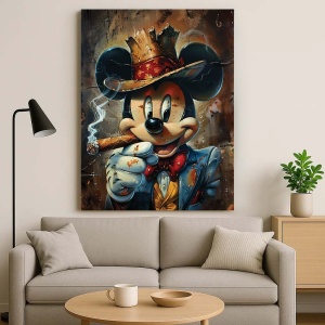 Tablou Canvas - Gangsta Mickey Mouse - Img 2