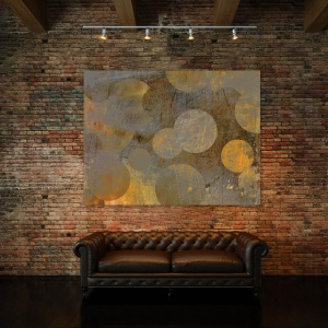 Tablou Canvas Glowing Globes - Img 3