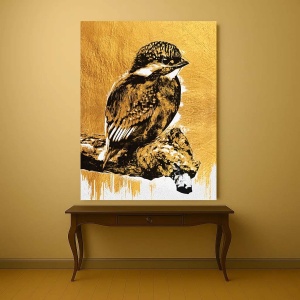 Tablou Canvas - Golden bird - Img 4