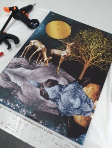 Tablou Canvas Golden Nocturna - Img 5